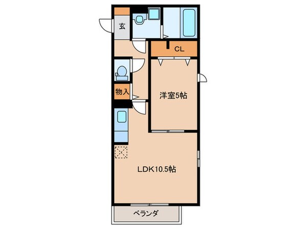 トレジャーの物件間取画像